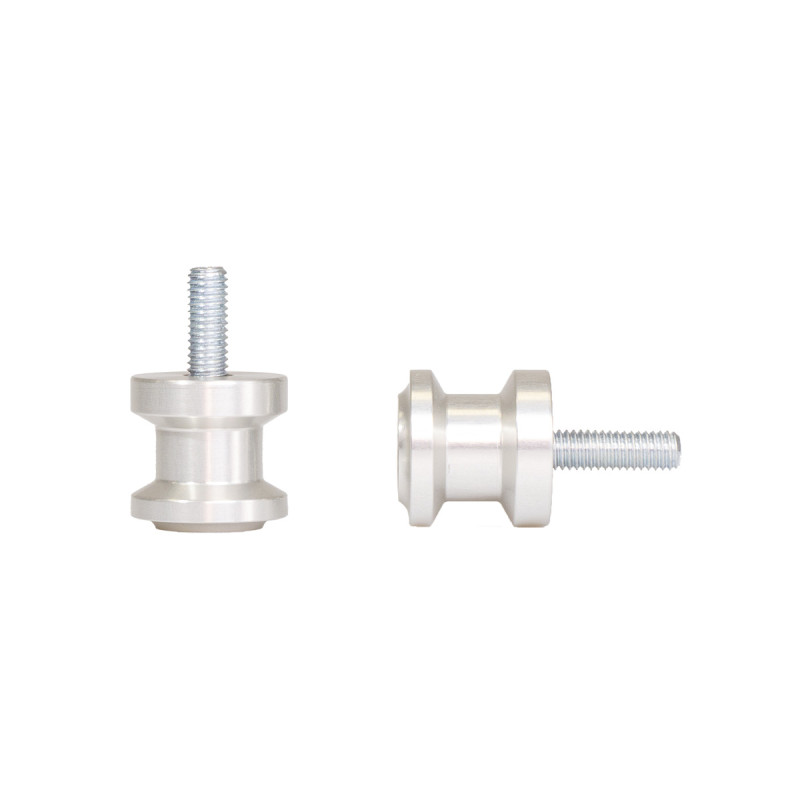 BIKETEC ROLKI (SLIDERY) WKRĘCANE DO WAHACZA M6X1 KOLOR SREBRNY (0690166100)