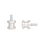 BIKETEC ROLKI (SLIDERY) WKRĘCANE DO WAHACZA M6X1 KOLOR SREBRNY (0690166100)