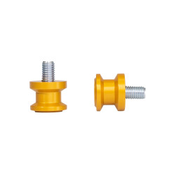 BIKETEC ROLKI (SLIDERY) WKRĘCANE DO WAHACZA M10X1,25 KOLOR ZŁOTY (1690181025)