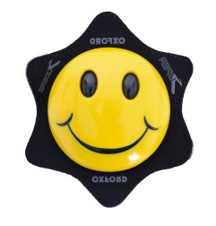 OXFORD SLIDERY DO KOMBINEZONU SKÓRZANEGO 'SMILER' - UŚMIECH KOLOR ŻÓŁTY (KOMPLET)