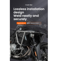 LOBOO Gmole do motocykla BMW F850GS (2023-) srebrne