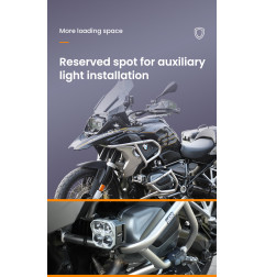 LOBOO Gmole do motocykla BMW R1250GS Srebrne