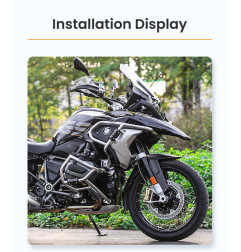 LOBOO Gmole do motocykla BMW R1250GS Srebrne