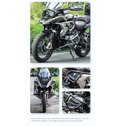 LOBOO Gmole do motocykla BMW R1250GS Srebrne