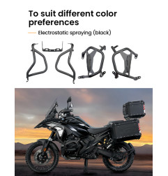 LOBOO Gmole górne i dolne do BMW R1300GS (2023-) czarne