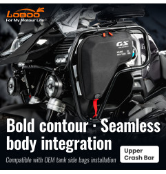 LOBOO Gmole górne do BMW R1300GS ADVENTURE (2024-) czarne