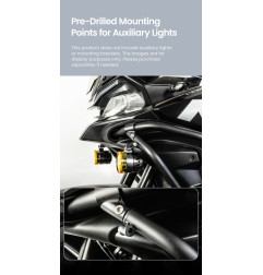LOBOO Gmole boczne oraz osłony chłodnicy do CFMOTO 700MT ADV (2025-) czarne