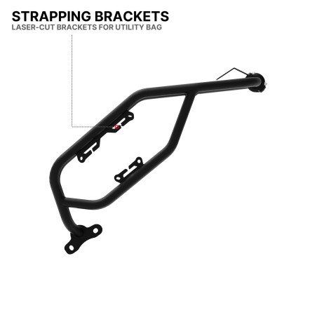 Gmole ochronne zbiornika paliwa do KTM 390 ADVENTURE 2025-26 GLOSS BLACK czarny połysk