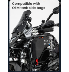 LOBOO Gmole górne do BMW R1300GS ADVENTURE (2024-) czarne