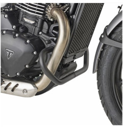 KAPPA GMOLE OSŁONY SILNIKA TRIUMPH SCRAMBLER 400 X '24-'25, SPEED 400 '24-'25, CZARNE