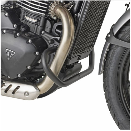 KAPPA GMOLE OSŁONY SILNIKA TRIUMPH SCRAMBLER 400 X '24-'25, SPEED 400 '24-'25, CZARNE
