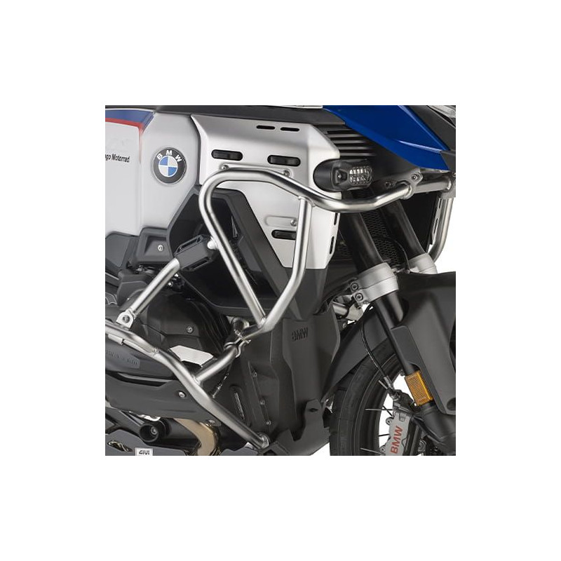 KAPPA GMOLE OSŁONY SILNIKA BMW R 1300 GS ADVENTURE '25-, STAL NIERDZEWNA - GÓRNE