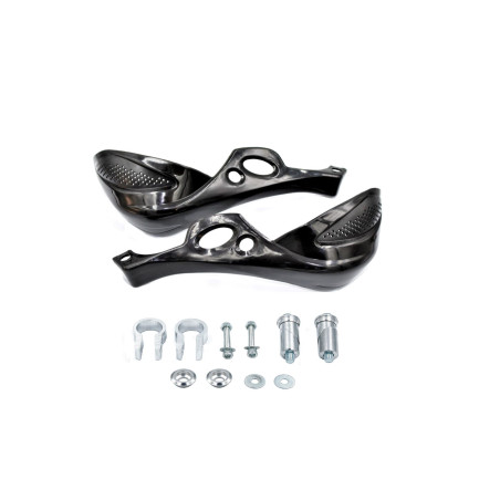 HANDBARY - CZARNE OSŁONY RĄK, DŁONI ENDURO CROSS QUAD- ATV GY6107812-G