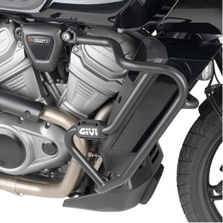 KAPPA GMOLE OSŁONY SILNIKA HARLEY-DAVIDSON PAN AMERICA 1250 '21-'25 CZARNE