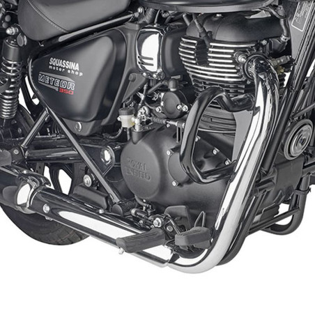 KAPPA GMOLE OSŁONY SILNIKA ROYAL ENFIELD METEOR 350 '21-'25 CZARNE