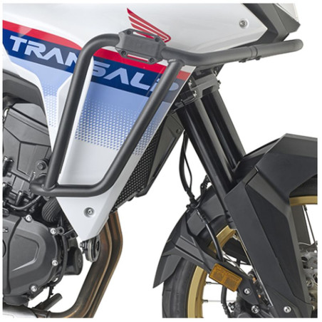 KAPPA GMOLE OSŁONY SILNIKA HONDA XL 750 TRANSALP '23-'25, CZARNE - GÓRNE