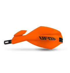 UFO 2026/01 OSŁONY RĄK (HANDBARY) MUGAN UNIWERSALNE KOMPLET Z MOCOWANIEM NA KIEROWNICĘ 22 I 28MM KOLOR POMARAŃCZOWY