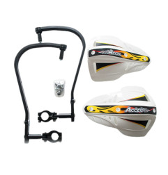 ACCEL OSŁONY RĄK (HANDBARY) Z MOCOWANIEM ALUMINIOWYM ENDURO 22MM (HG- KOLOR CZARNY, SD- KOLOR BIAŁY)