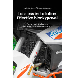 LOBOO Osłona chłodnicy aluminiowa do KTM 1290 Super Adventure S/R (2022-)
