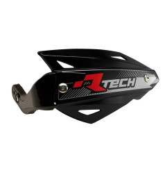RACETECH (RTECH) OSŁONY RĄK (HANDBARY) VERTIGO ATV KOLOR CZARNY (Z 3 RODZAJAMI MOCOWAŃ DO KIEROWNICY)