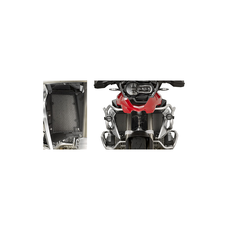 KAPPA OSŁONA CHŁODNICY BMW R 1200GS (13-18), R 1200GS ADVENTURE R (14-18) R 1250GS (19-23) CZARNA (PARA)