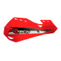 RACETECH (RTECH) OSŁONY RĄK (HANDBARY) DUAL EVO KOLOR CZERWONY (Z MOCOWANIAMI DO KIEROWNICY)