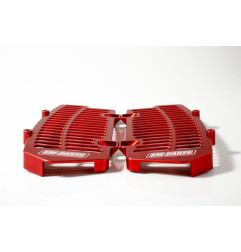 FM-PARTS OSŁONY CHŁODNICY (KRATKI) ALUMINIUM KTM/HUSQVARNA '20-23' KOLOR CZERWONY