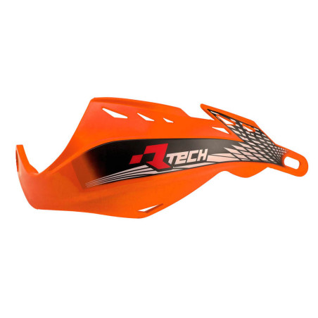 RACETECH (RTECH) OSŁONY RĄK (HANDBARY) GLADIATOR EASY KOLOR POMARAŃCZOWY (Z MOCOWANIAMI NA KIEROWNICĘ 22,2MM I 28,6MM)