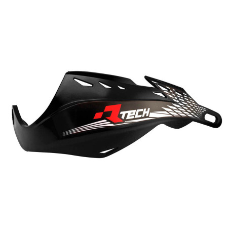 RACETECH (RTECH) OSŁONY RĄK (HANDBARY) GLADIATOR EASY KOLOR CZARNY (Z MOCOWANIAMI NA KIEROWNICĘ 22,2MM I 28,6MM)