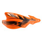 RACETECH (RTECH) OSŁONY RĄK (HANDBARY) RAPTOR KOLOR POMARAŃCZOWY (Z MOCOWANIAMI NA KIEROWNICĘ 22,2MM I 28,6MM)