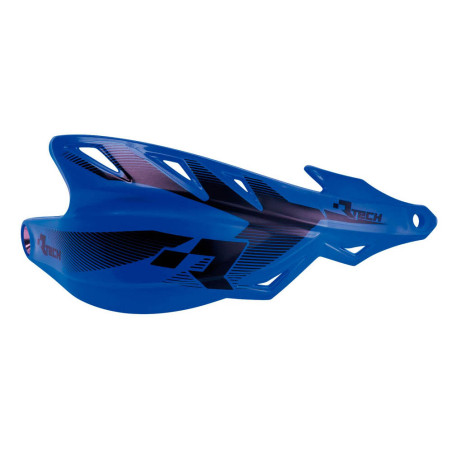 RACETECH (RTECH) OSŁONY RĄK (HANDBARY) RAPTOR KOLOR NIEBIESKI (Z MOCOWANIAMI NA KIEROWNICĘ 22,2MM I 28,6MM)