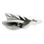 RACETECH (RTECH) OSŁONY RĄK (HANDBARY) RAPTOR KOLOR BIAŁY (Z MOCOWANIAMI NA KIEROWNICĘ 22,2MM I 28,6MM)