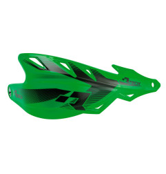 RACETECH (RTECH) OSŁONY RĄK (HANDBARY) RAPTOR KOLOR ZIELONY (Z MOCOWANIAMI NA KIEROWNICĘ 22,2MM I 28,6MM)