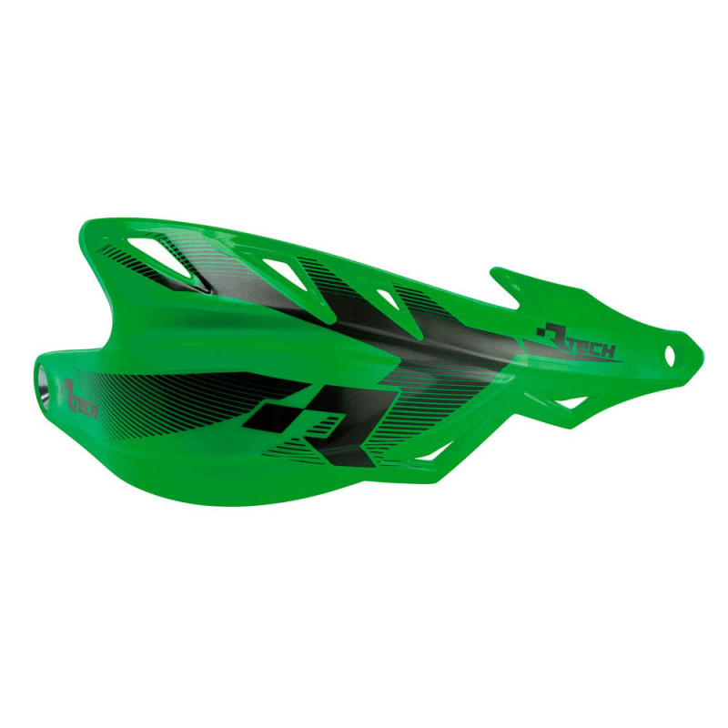 RACETECH (RTECH) OSŁONY RĄK (HANDBARY) RAPTOR KOLOR ZIELONY (Z MOCOWANIAMI NA KIEROWNICĘ 22,2MM I 28,6MM)