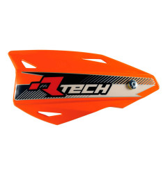 RACETECH (RTECH) OSŁONY RĄK (HANDBARY) VERTIGO CROSS/ENDURO KOLOR POMARAŃCZOWY (Z MOCOWANIAMI DO KIEROWNICY)