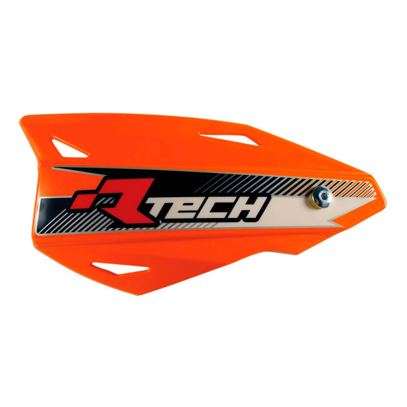 RACETECH (RTECH) OSŁONY RĄK (HANDBARY) VERTIGO CROSS/ENDURO KOLOR POMARAŃCZOWY (Z MOCOWANIAMI DO KIEROWNICY)