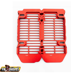 FM-PARTS OSŁONY CHŁODNICY (KRATKI) ALUMINIUM RIEJU MR '21-'23 KOLOR CZERWONY