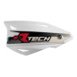 RACETECH (RTECH) OSŁONY RĄK (HANDBARY) VERTIGO CROSS/ENDURO KOLOR BIAŁY (Z MOCOWANIAMI DO KIEROWNICY)