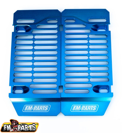 FM-PARTS PROMOCJA OSŁONY CHŁODNICY (KRATKI) ALUMINIUM SHERCO '14-'24 KOLOR NIEBIESKI