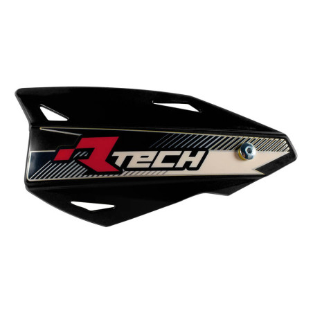 RACETECH (RTECH) OSŁONY RĄK (HANDBARY) VERTIGO CROSS/ENDURO KOLOR CZARNY (Z MOCOWANIAMI DO KIEROWNICY)