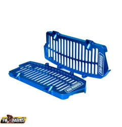 FM-PARTS OSŁONY CHŁODNICY (KRATKI) ALUMINIUM KTM/HUSQVARNA/GAS GAS '20-'26 TBI /TPI KOLOR NIEBIESKI