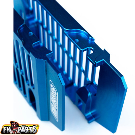FM-PARTS PROMOCJA OSŁONY CHŁODNICY (KRATKI) ALUMINIUM SHERCO '14-'24 KOLOR NIEBIESKI