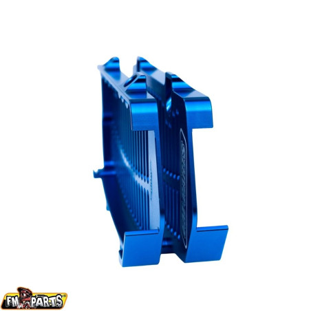 FM-PARTS OSŁONY CHŁODNICY (KRATKI) ALUMINIUM KTM/HUSQVARNA/GAS GAS '20-'26 TBI /TPI KOLOR NIEBIESKI
