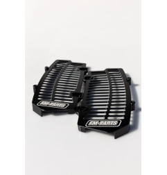 FM-PARTS OSŁONY CHŁODNICY (KRATKI) ALUMINIUM KTM/HUSQVARNA/GAS GAS '20-'26 TBI / TPI KOLOR CZARNY