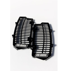 FM-PARTS OSŁONY CHŁODNICY (KRATKI) ALUMINIUM KTM/HUSQVARNA/GAS GAS '20-'26 TBI / TPI KOLOR CZARNY