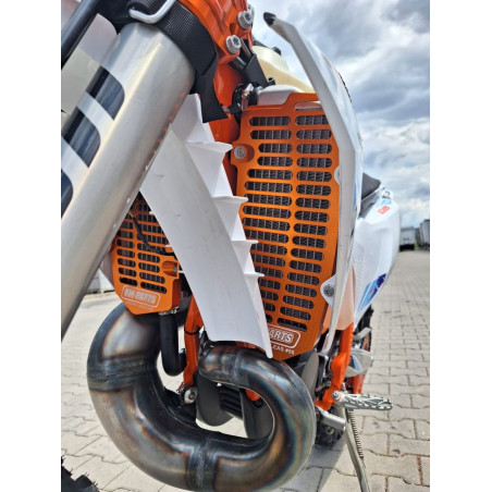 FM-PARTS PROMOCJA OSŁONY CHŁODNICY (KRATKI) ALUMINIUM KTM/HUSQVARNA/GAS GAS '20-'26 TBI / TPI KOLOR POMARAŃCZOWY