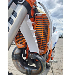 FM-PARTS OSŁONY CHŁODNICY (KRATKI) ALUMINIUM KTM/HUSQVARNA/GAS GAS '20-'26 TBI / TPI KOLOR CZARNY