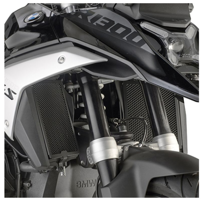 KAPPA OSŁONA CHŁODNICY BMW R 1300 GS '24-'25 R 1300GS ADVENTURE '25 CZARNA (PARA)