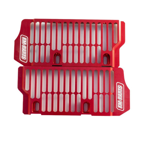 FM-PARTS OSŁONY CHŁODNICY (KRATKI) ALUMINIUM BETA '20-'26 KOLOR CZERWONY