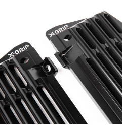 X-GRIP OSŁONY CHŁODNICY (KOMPLET) AIR FORCE GASGAS EC '21-, HUSQVARNA '17-, KTM '17- KOLOR CZARNY (PATRZ OPIS TOWARU)